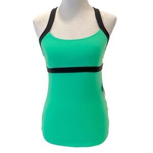 NWT Victoria Secret Sport Activewear Green Supportive Tank Top Shirt